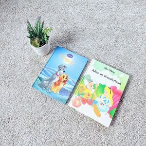 ⭐Disney Movie Books Alice and Lady and the Tramp⭐